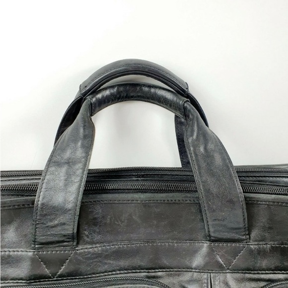 Tumi Alpha Series Black Napa Leather Briefcase - Picture 7 of 12